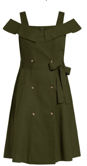 NWT City Chic off the Shoulder Dress - Picture 3 of 10